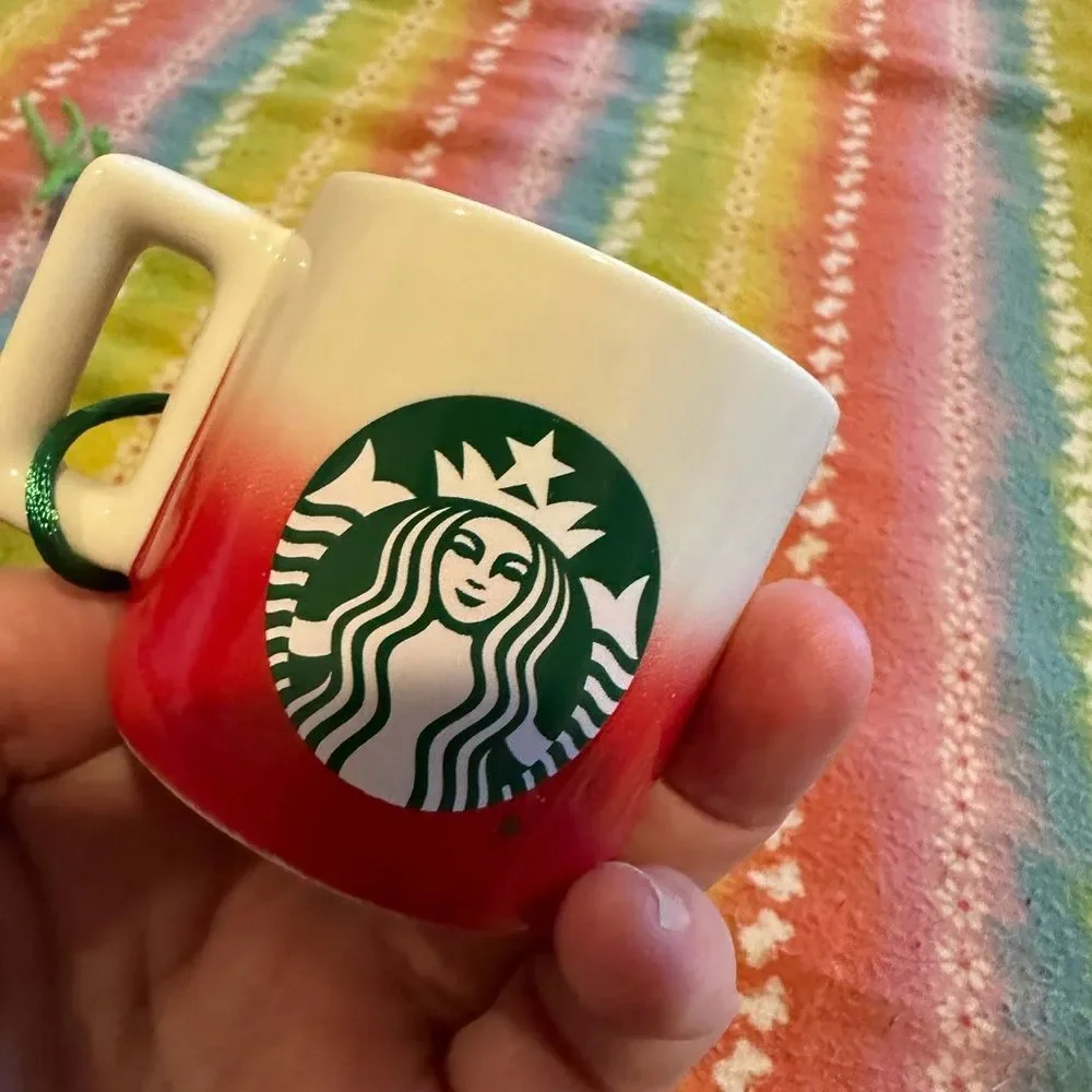 Disney Happy Holiday’s Mickey Mouse/Starbucks cup ornament - Picture 3 of 4